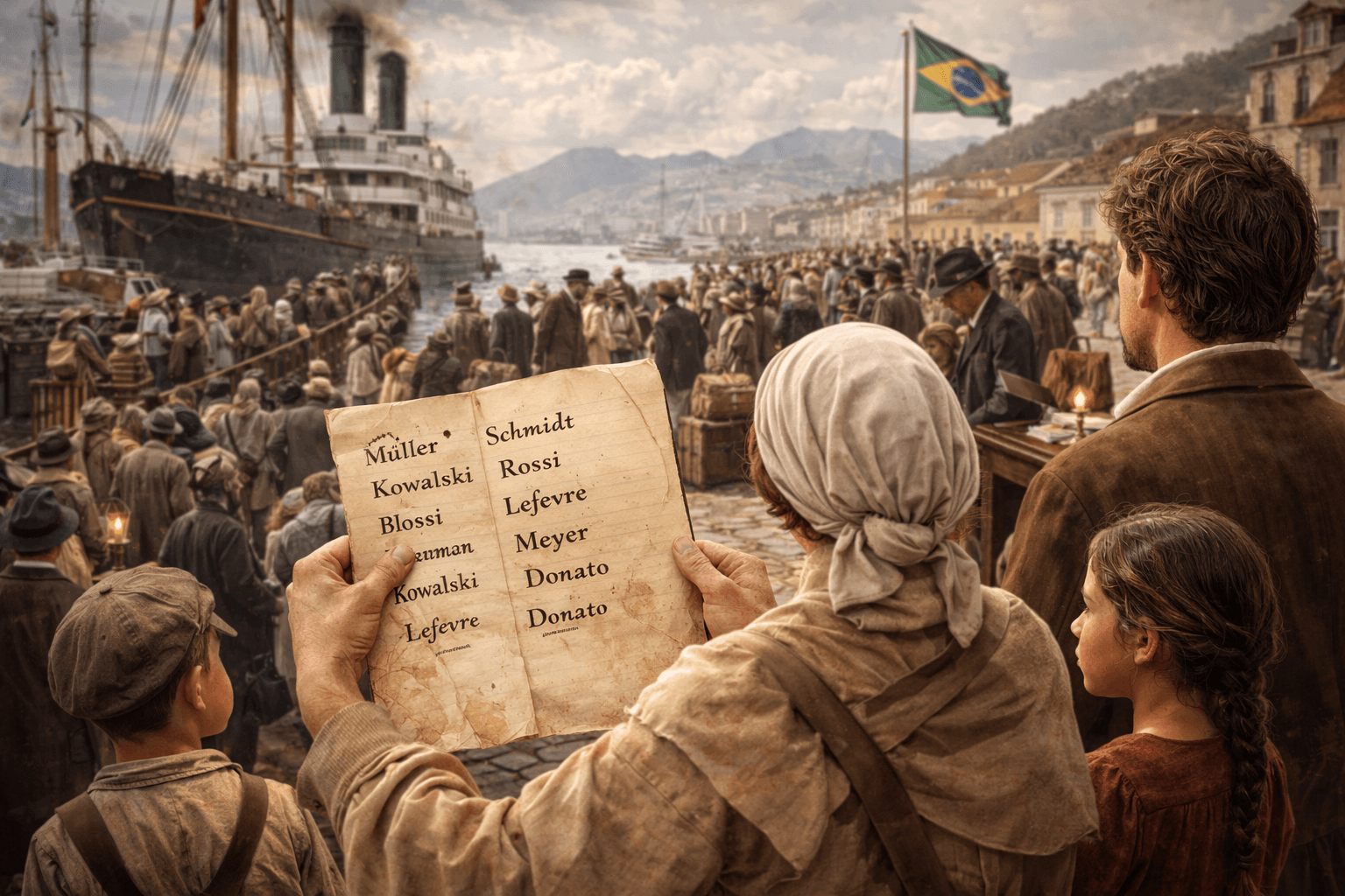 mudanças de sobrenomes no Brasil