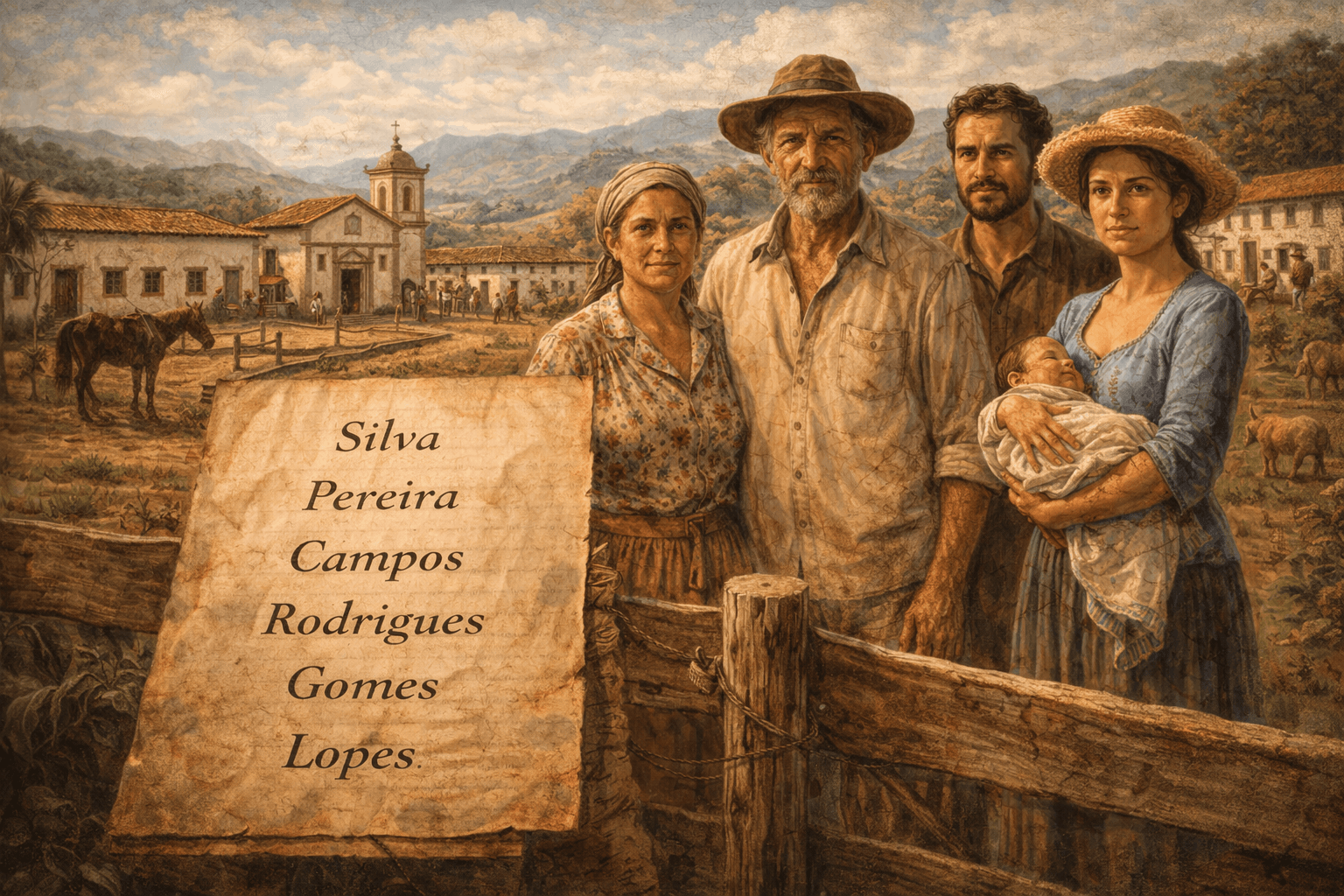 sobrenomes do interior do Brasil