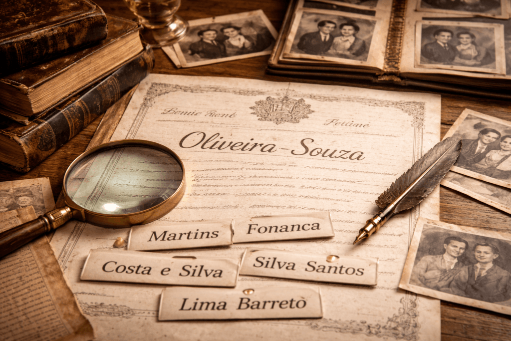 sobrenomes compostos