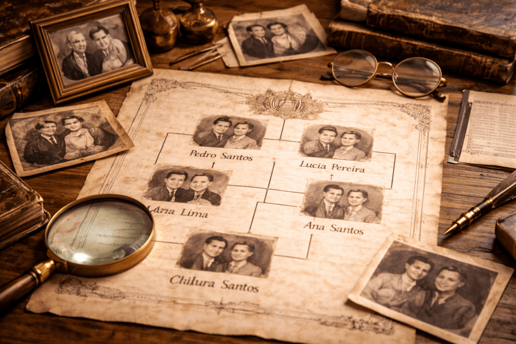 transmissão dos sobrenomes