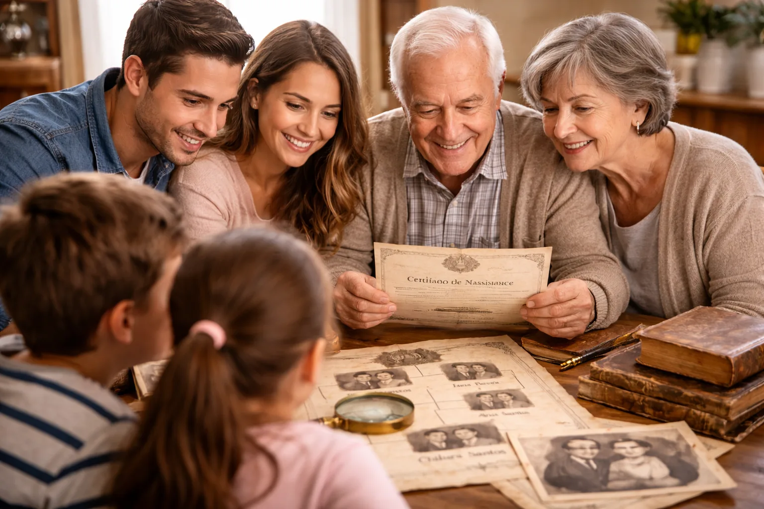 como montar arvore genealogica