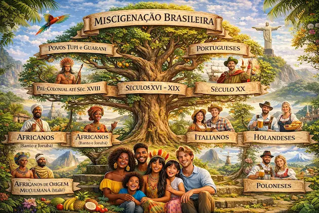 Miscigenação brasileira 