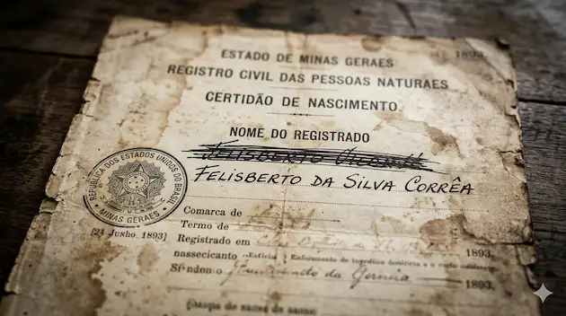 Sobrenomes com Erros de Cartório