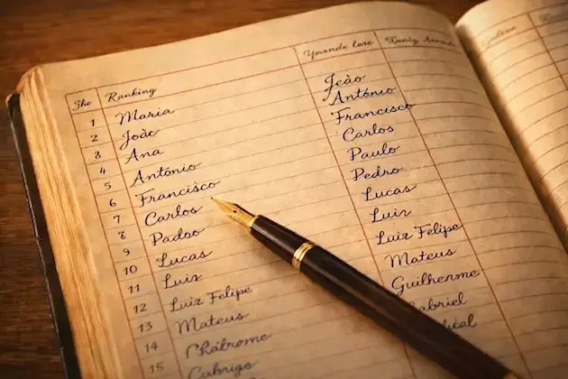 Nomes mais usados no Brasil